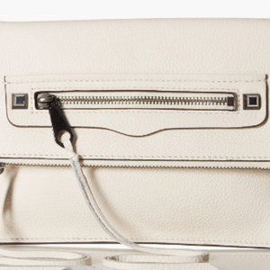 Rebecca Minkoff white crossbody or clutch